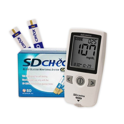 CF 에스디체크골드 측정기+시험지+침110/ 당뇨측정 혈당