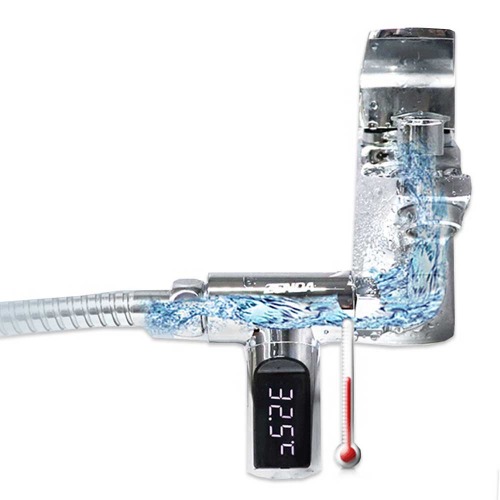CF 젠다 LED수온계 BD-LS-01 / 탕온도계 물 온도측정기 디지털 생활방수