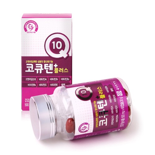 CF 종근당건강 코큐텐 플러스 500mgx60캡슐 (2개월분) / 비타민 코엔자임Q10