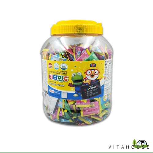 CF 어린이키즈 비타민 뽀로로 비타민C 500정 건강식품